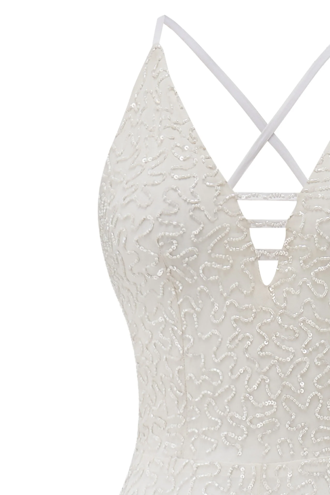 Aura Jumpsuit in White - Image 5