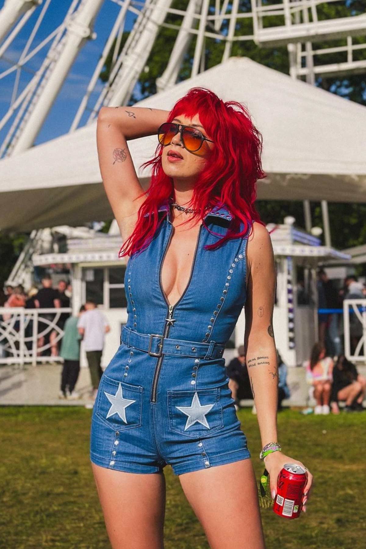 Showtime Playsuit - Blue - Image 6