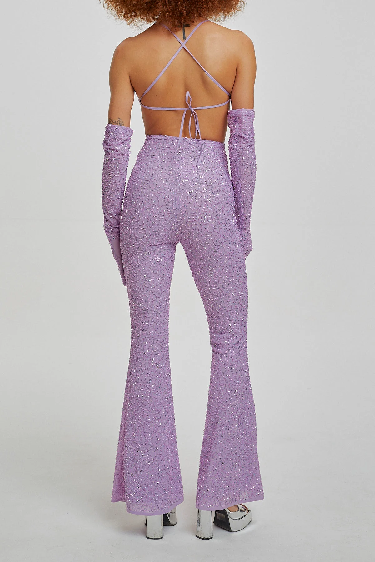 Aura Jumpsuit in Lilac - Image 4